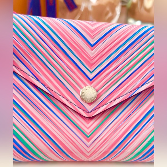 Louis Vuitton Epi Tropical Victorine Compact Wallet Blue Rose - Picture 3 of 13